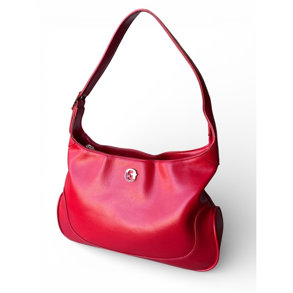P-32. Time and Tru Red Shoulder Bag – Classic Everyday Style | NWT